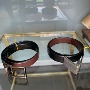 2 belts - both reversible. Brown/black